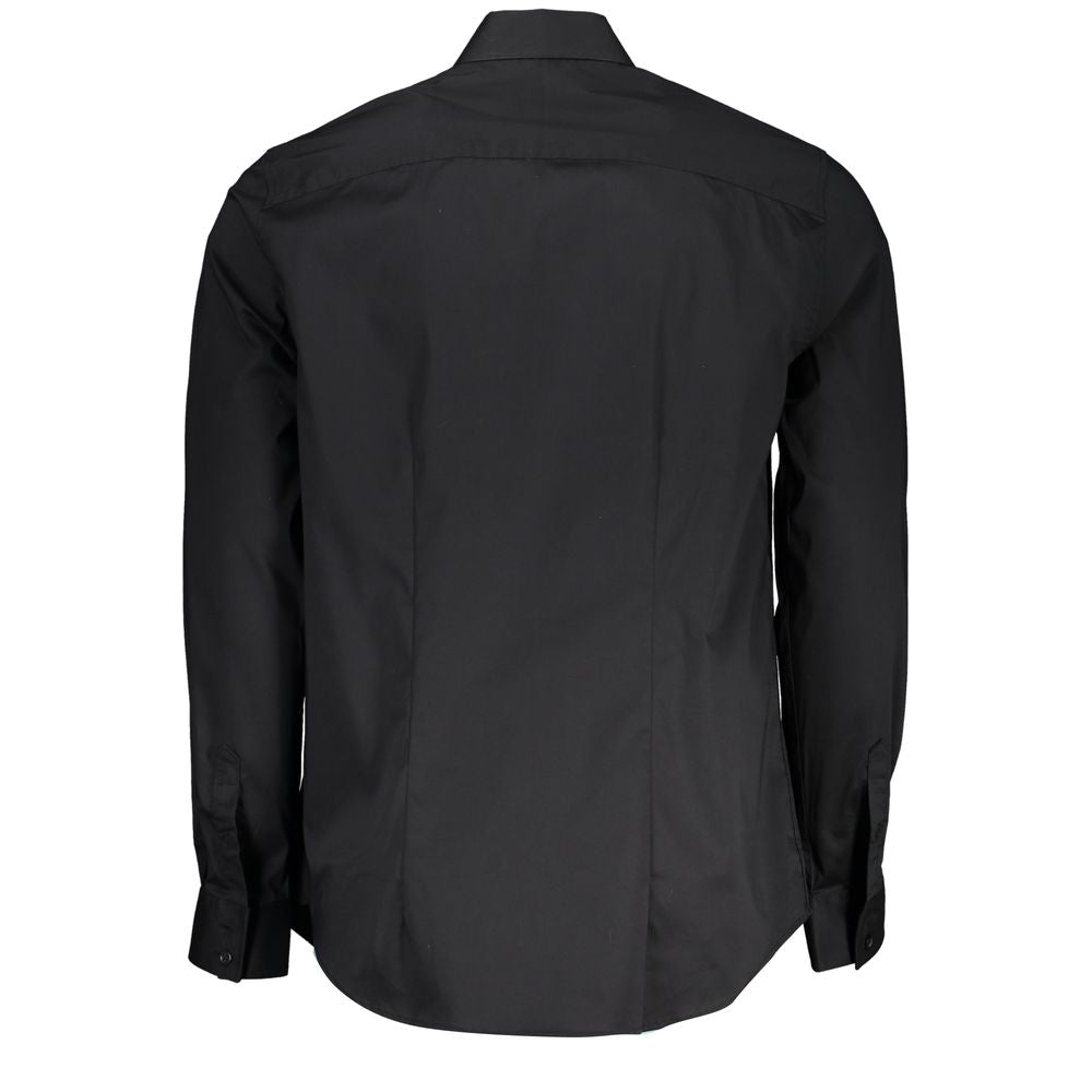 Guess Jeans Black Cotton Shirt $193.00 Guess Jeans Luzworld