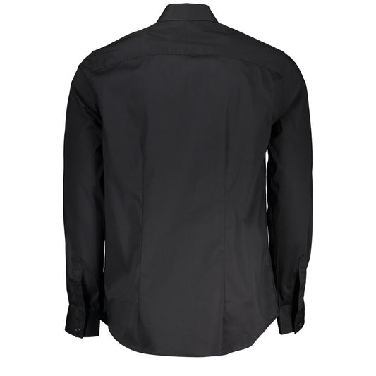 Guess Jeans Black Cotton Shirt $193.00 Guess Jeans Luzworld