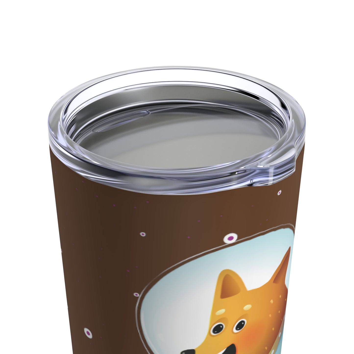 Space Walk: Brown Tumbler 20oz - Luzworld