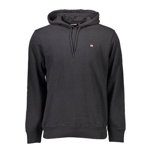 Napapijri Black Cotton Men Sweater $192.00 Napapijri Luzworld