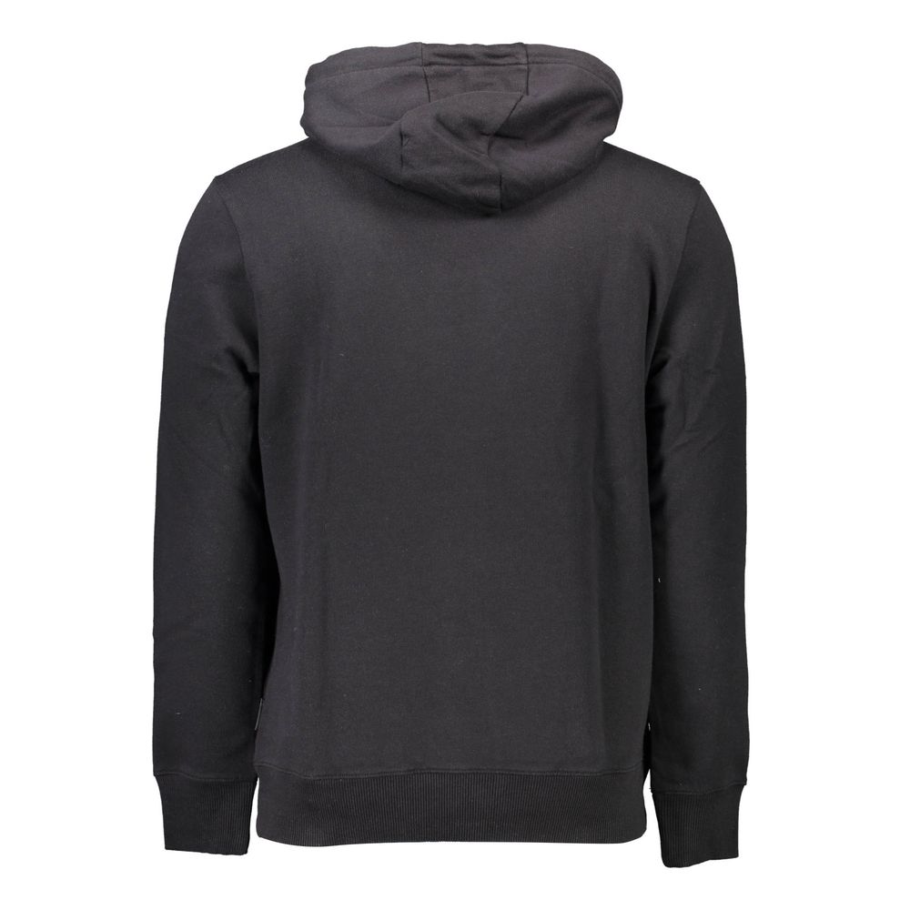 Napapijri Black Cotton Men Sweater $192.00 Napapijri Luzworld