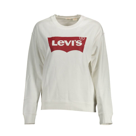 Levi's White Cotton Women Sweater $194.00 Levi's Luzworld
