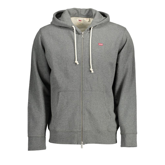 Levi's Gray Cotton Men Sweater $200.00 Levi's Luzworld