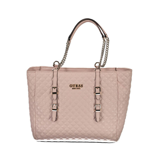 Guess Jeans Pink Polyethylene Handbag $553.00 Guess Jeans Luzworld
