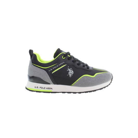 U.S. POLO ASSN. Black Polyester Sneaker