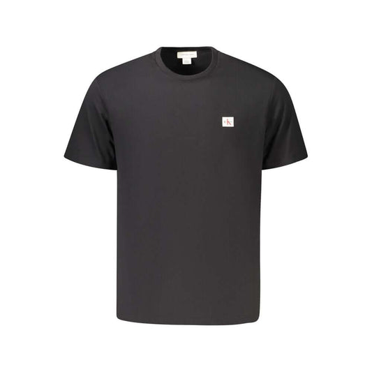 Calvin Klein Black Cotton T-Shirt $132.00 Calvin Klein Luzworld