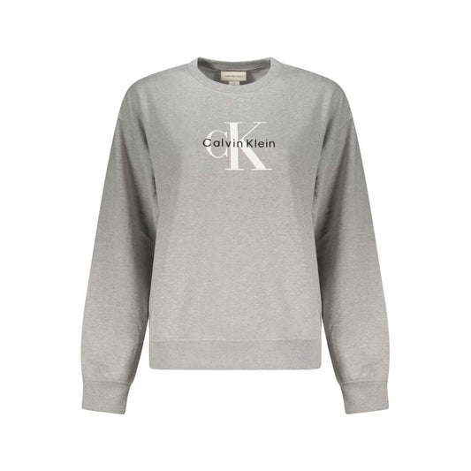 Calvin Klein Gray Cotton Women Sweater $220.00 Calvin Klein Luzworld