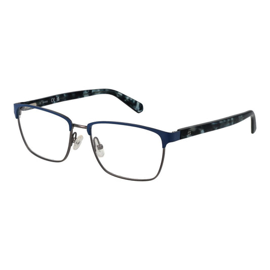 Guess Blue Men Glasses Frame $441.00 Guess Luzworld
