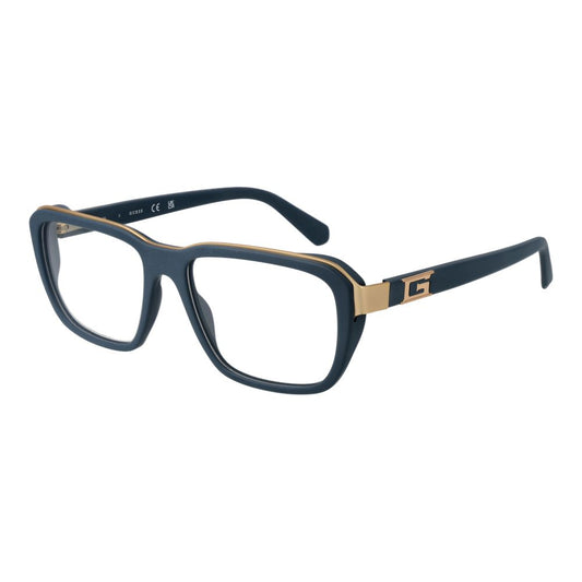 Guess Blue Men Glasses Frame $448.00 Guess Luzworld