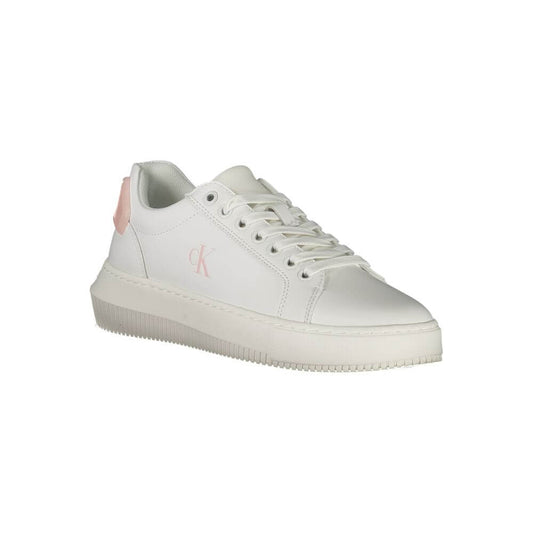 Calvin Klein White Leather Women Sneaker $298.00 Calvin Klein Luzworld