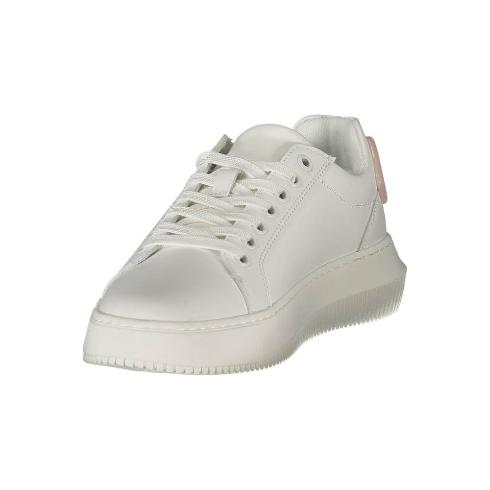 Calvin Klein White Leather Women Sneaker $298.00 Calvin Klein Luzworld