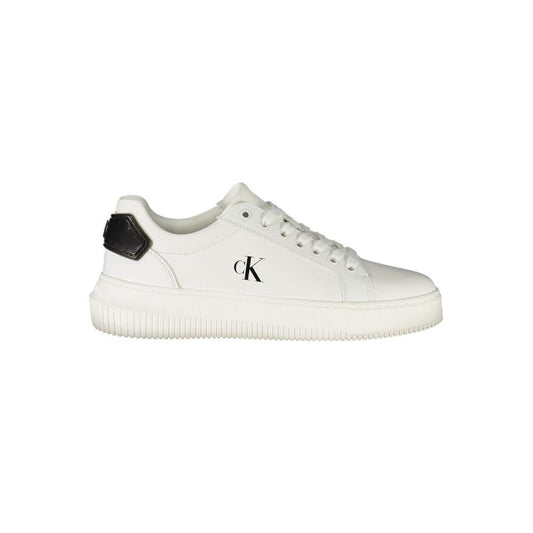 Calvin Klein White Leather Women Sneaker $298.00 Calvin Klein Luzworld