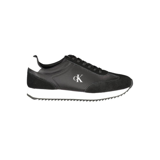 Calvin Klein Black Leather Women Sneaker $259.00 Calvin Klein Luzworld