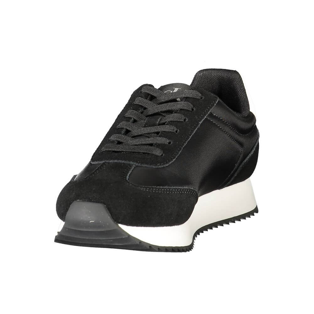 Calvin Klein Black Leather Women Sneaker $259.00 Calvin Klein Luzworld