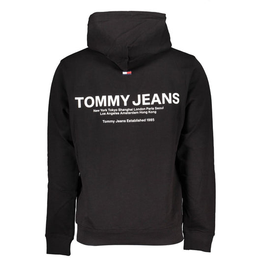Tommy Hilfiger Black Cotton Men Sweater $234.00 Tommy Hilfiger Luzworld