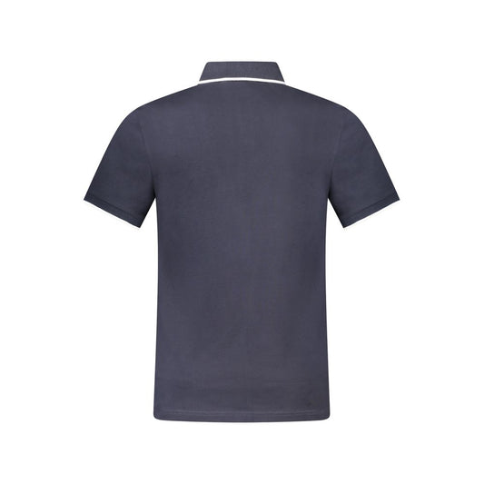 Hugo Boss Blue Cotton Polo Shirt $225.00 Hugo Boss Luzworld