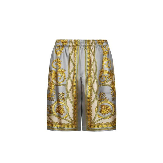 Versace La Coupe Des Dieux Silk Shorts $1936.00 Versace Luzworld