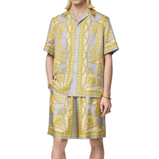 Versace La Coupe Des Dieux Silk Shorts $1936.00 Versace Luzworld