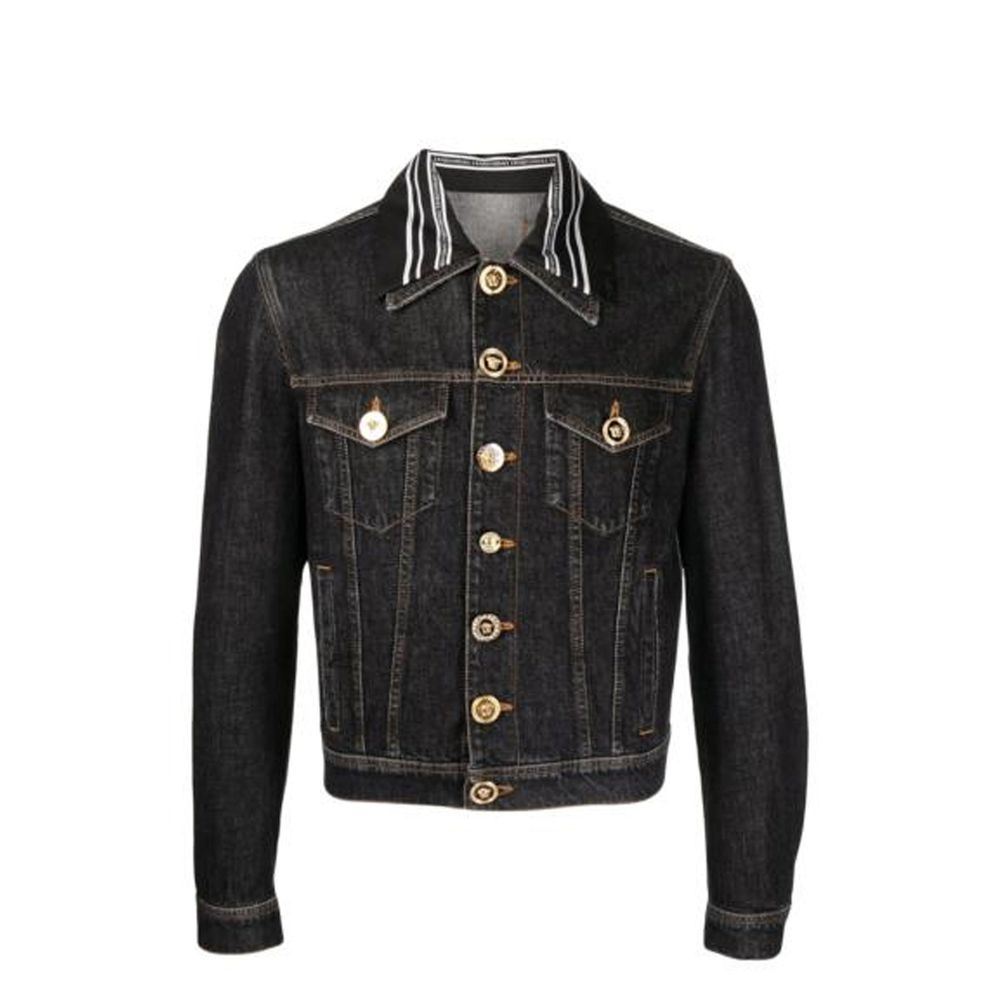 Versace Medusa Motif Denim Jacket $3338.00 Versace Luzworld