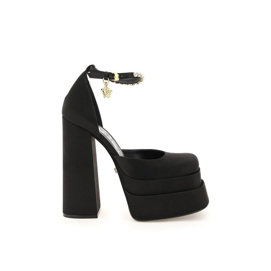 Versace Silk Satin Platform Pumps $2358.00 Versace Luzworld