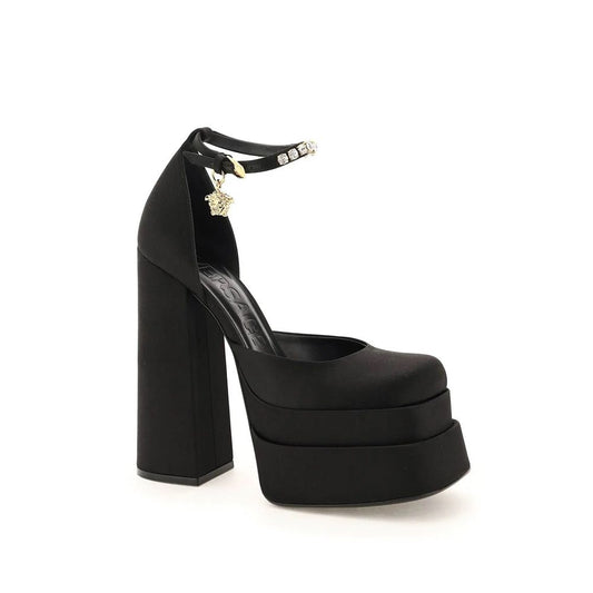 Versace Silk Satin Platform Pumps $2358.00 Versace Luzworld