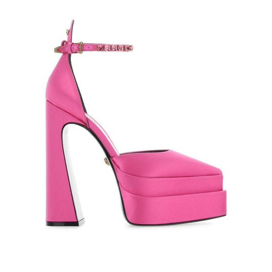 Versace Silk Satin Pumps $2624.00 Versace Luzworld