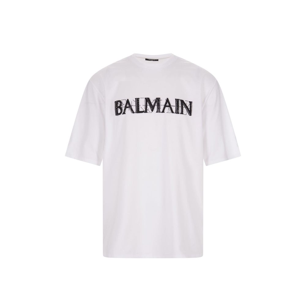 Balmain Oversize Cotton T-Shirt $2241.00 Balmain Luzworld