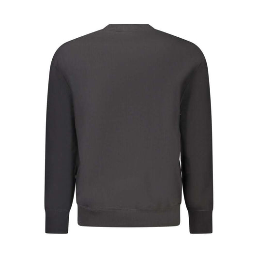 Calvin Klein Black Cotton Men Sweater $222.00 Calvin Klein Luzworld