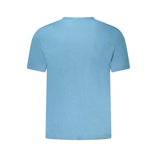 Calvin Klein Blue Cotton Men T-Shirt $132.00 Calvin Klein Luzworld