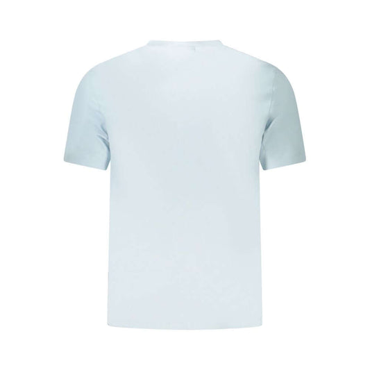 Calvin Klein Blue Cotton Men T-Shirt $132.00 Calvin Klein Luzworld