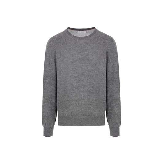 Brunello Cucinelli Gray Cashmere Men Sweater $1917.00 Brunello Cucinelli Luzworld