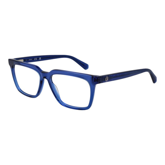 Guess Blue Men Glasses Frame $221.00 Guess Luzworld