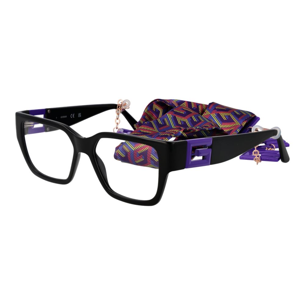 Guess Black Unisex Glasses Frame $455.00 Guess Luzworld