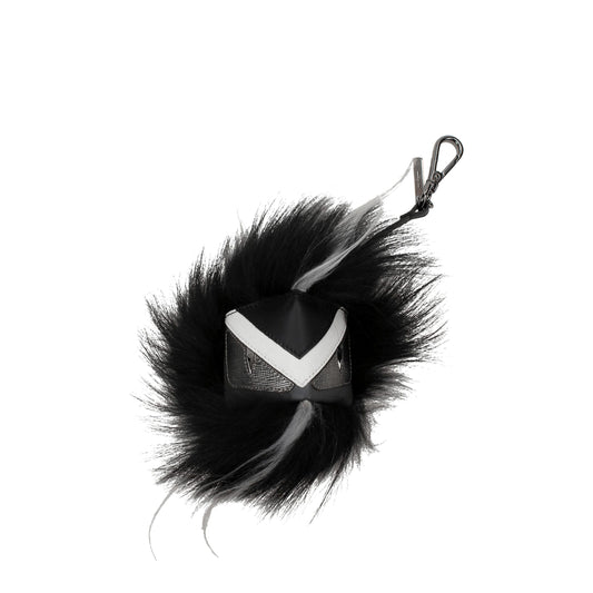 Fendi Black Leather Keychains $1201.00 Fendi Luzworld