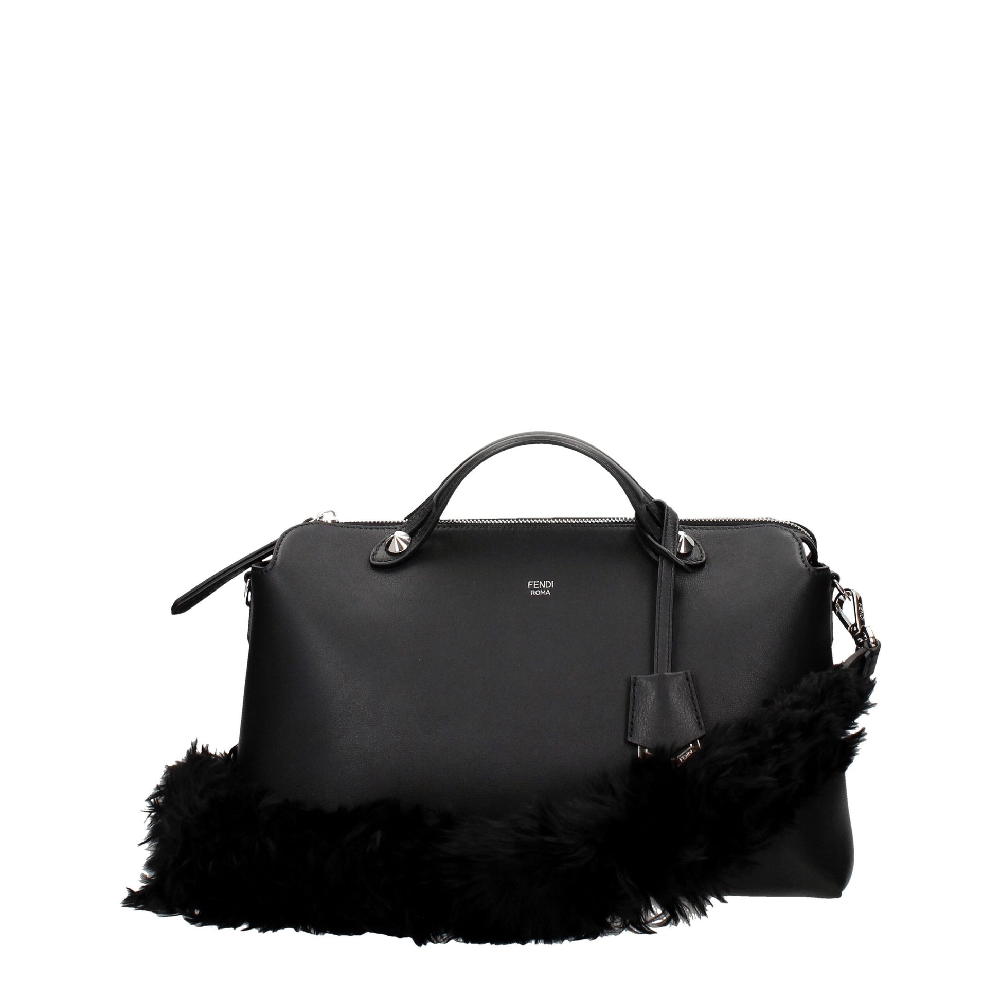 Fendi Black Leather Shoulder Bags $1622.00 Fendi Luzworld