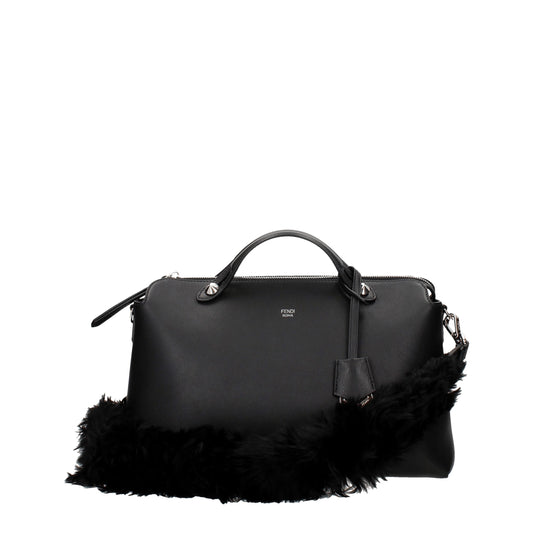 Fendi Black Leather Shoulder Bags $1622.00 Fendi Luzworld