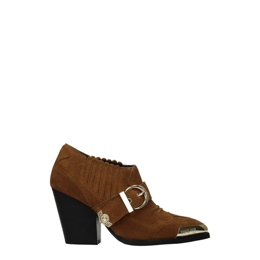 Versace Jeans Brown Leather Ankle Boots $679.00 Versace Jeans Luzworld