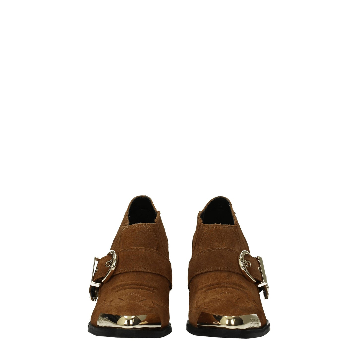 Versace Jeans Brown Leather Ankle Boots $679.00 Versace Jeans Luzworld