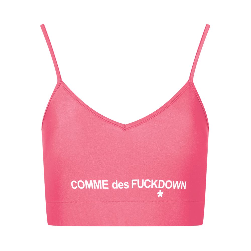 Comme Des Fuckdown Pink Polyester Women Top $131.00 Comme Des Fuckdown Luzworld