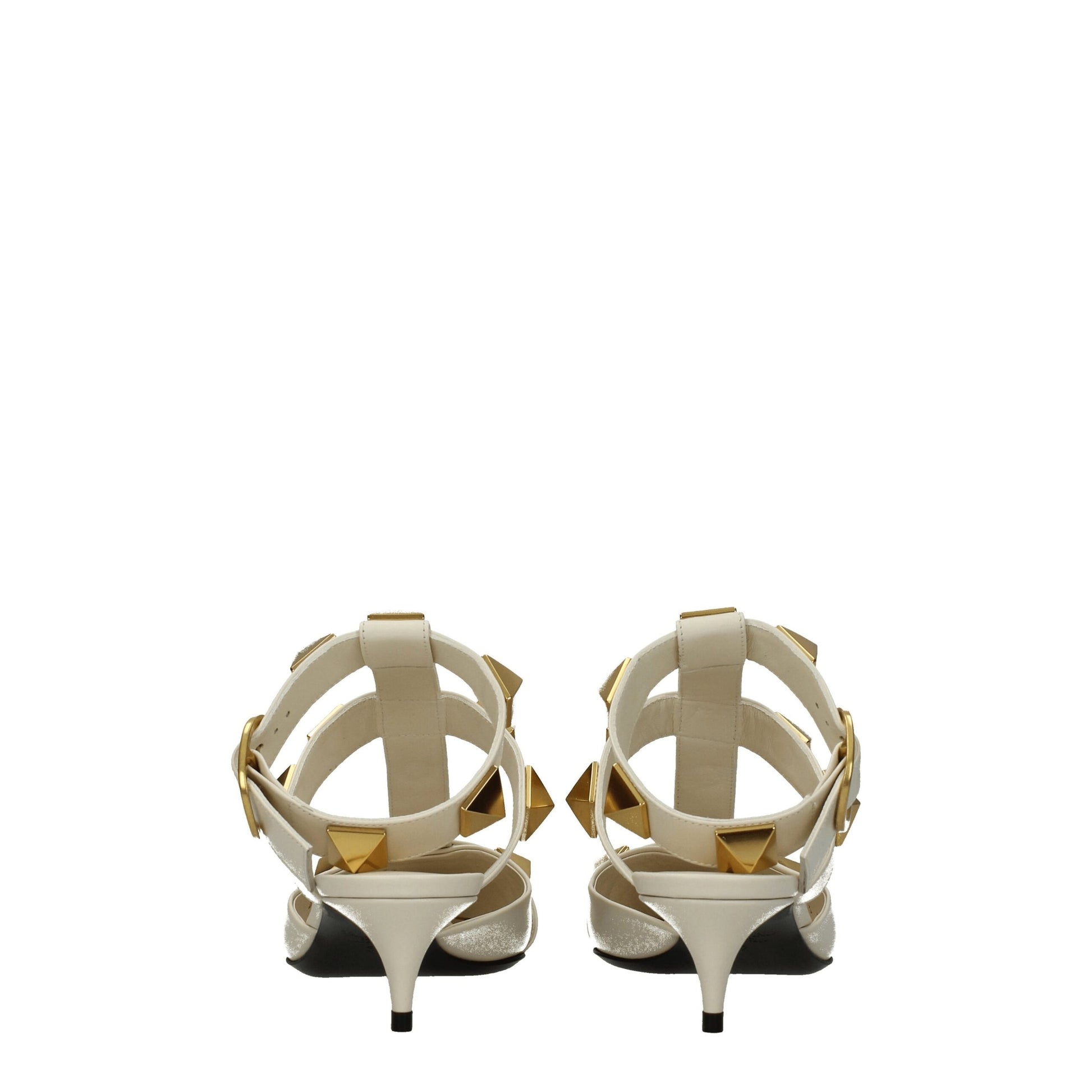 Valentino Garavani Beige Leather Stiletto Heels Sandals $1788.00 Valentino Garavani Luzworld