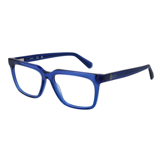 Guess Blue Men Glasses Frame $221.00 Guess Luzworld