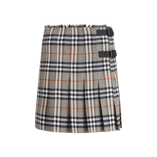Burberry Check Archive wool Miniskirt $2665.00 Burberry Luzworld