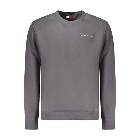 Tommy Hilfiger Gray Cotton Men Sweater $205.00 Tommy Hilfiger Luzworld