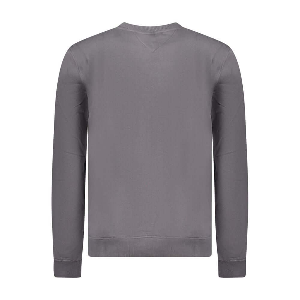 Tommy Hilfiger Gray Cotton Men Sweater $205.00 Tommy Hilfiger Luzworld