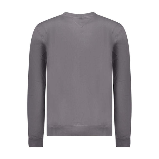Tommy Hilfiger Gray Cotton Men Sweater $205.00 Tommy Hilfiger Luzworld