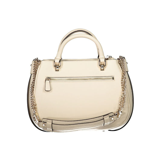 Guess Jeans Beige Polyethylene Handbag $344.00 Guess Jeans Luzworld