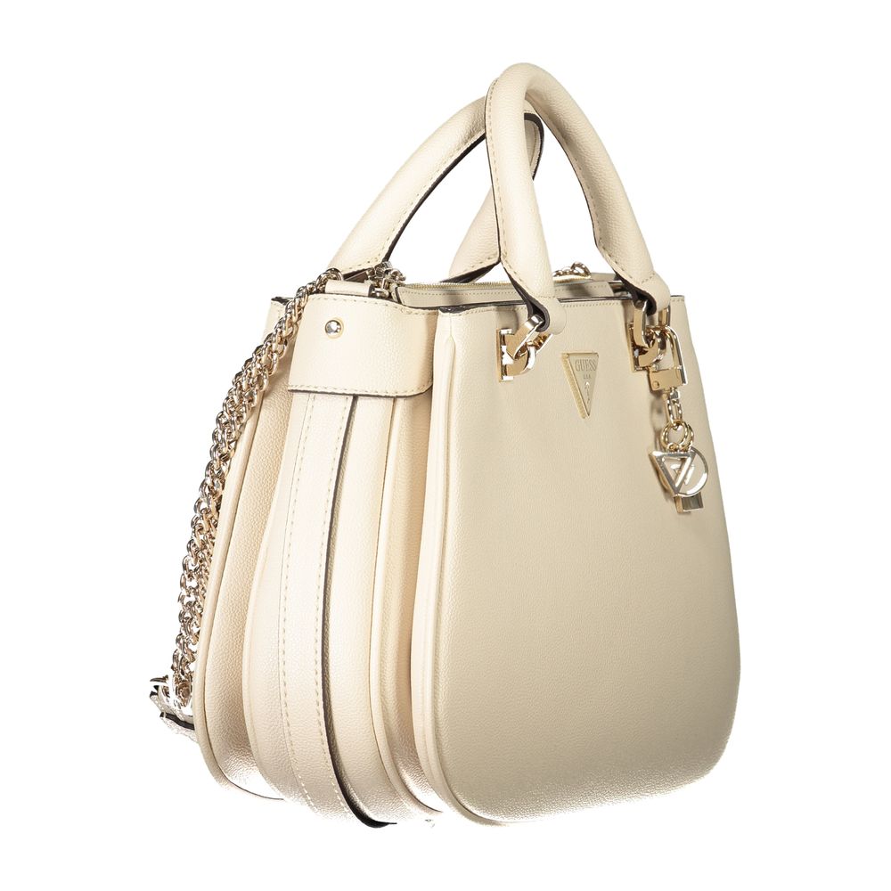 Guess Jeans Beige Polyethylene Handbag $344.00 Guess Jeans Luzworld