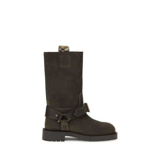 Burberry Suede Saddle Ankle Boots $2590.00 Burberry Luzworld