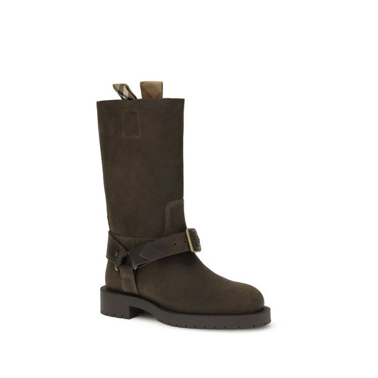 Burberry Suede Saddle Ankle Boots $2590.00 Burberry Luzworld