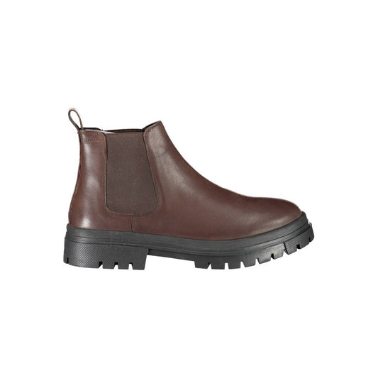 Levi's Brown Leather Men Boot $321.00 Levi's Luzworld